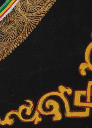 Auspicious Symbols Gold Mandala | Tibetan Wall Decoration Painting
