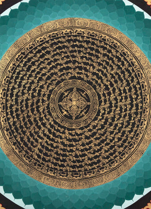 MANTRA MANDALA THANGKA  |  Tibetan Thangka