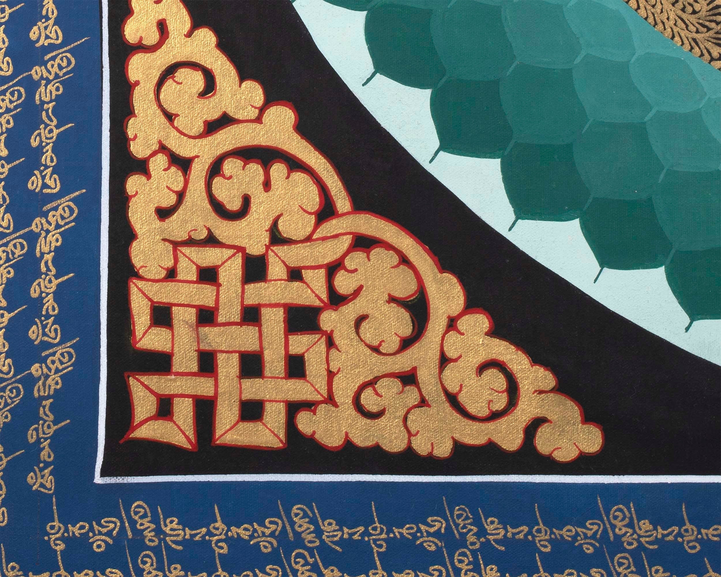 MANTRA MANDALA THANGKA  |  Tibetan Thangka