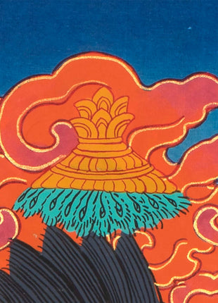 Goddess Palden Lhamo Thangka | Feminist Deity Vajrayana | Wall Decor