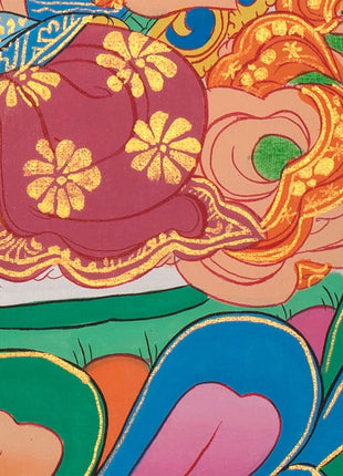 Green Tara | Tibetan Thangka Painting | Wall Decoration