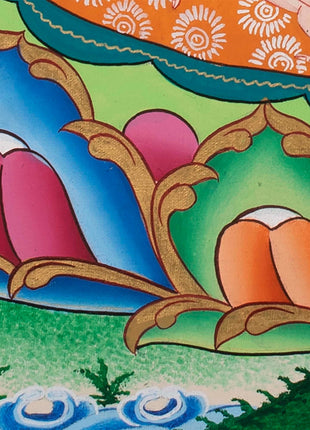 Sakya Mahakala Thangka | Wrathful Dharmapala Vajra Panjarnatha | Buddhist Wall Decor