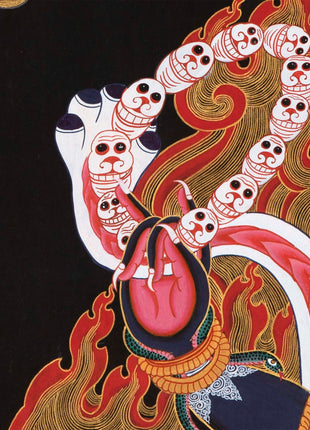 6 Armed Dharmapala Mahakala |  Spiritual Art for Altar space