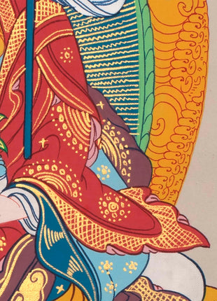 Guru Rinpoche Thangka | Greatest Tantric Master