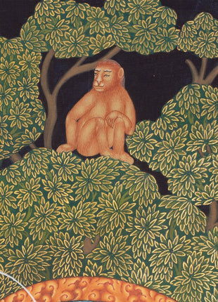 Newari Art Style | Original Hand-painted Lord Shiva, Shankar, Mahadev Thangka Painting