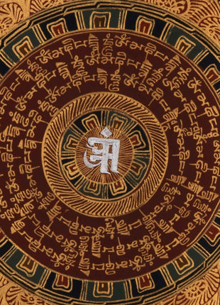 Mantra Mandala | Wall Decor Thangka