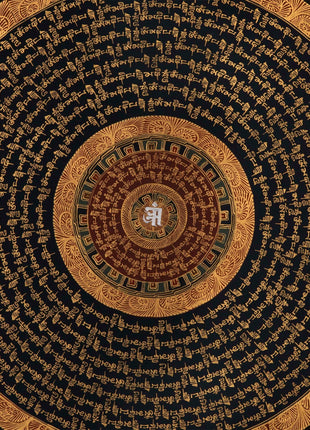 Mantra Mandala | Wall Decor Thangka