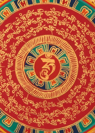 Round Mandala Thangka | Mindfulness Meditation