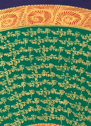 Round Mandala Thangka | Mindfulness Meditation