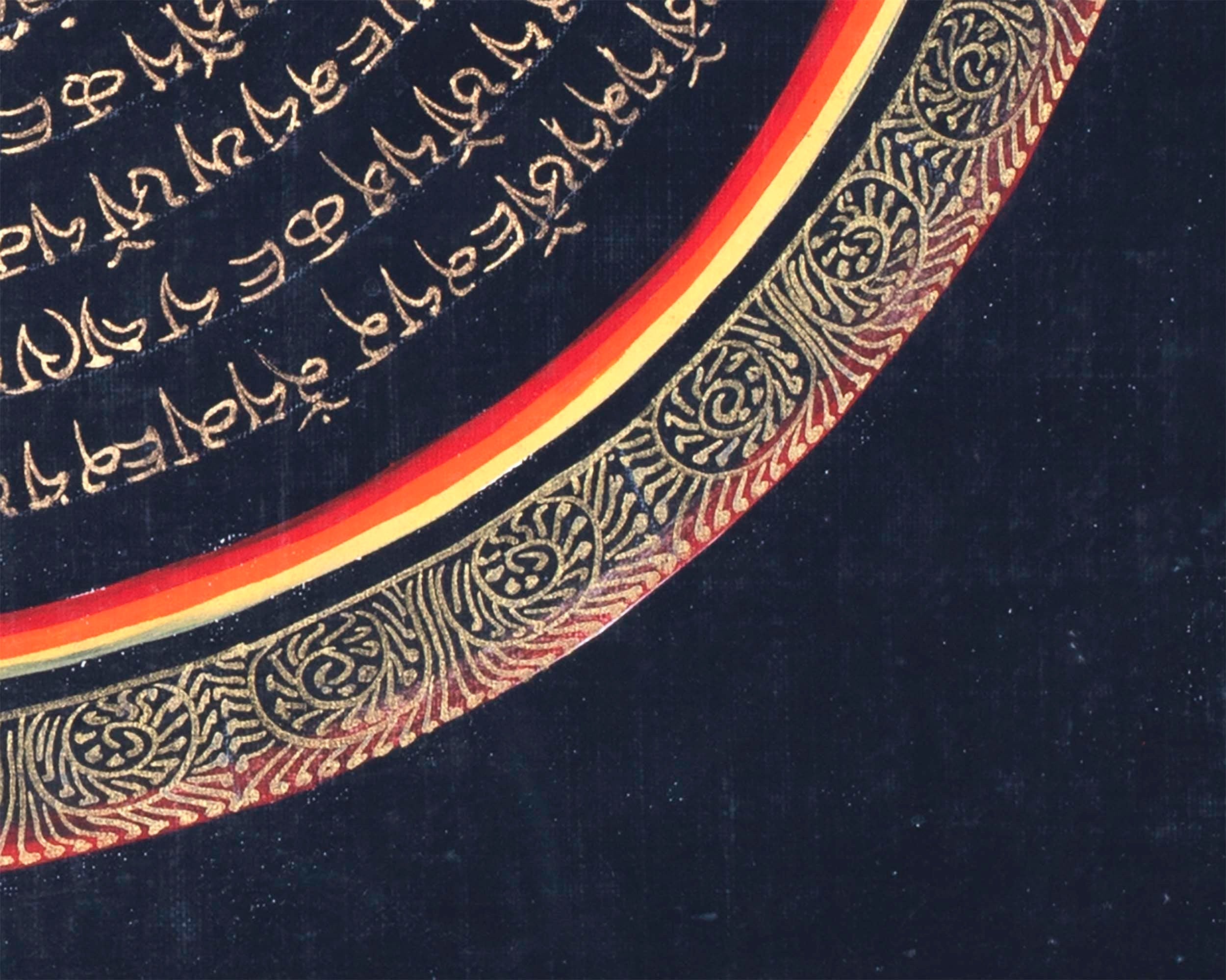 Om Mandala Thangka | Spiritual Wall Art For Meditation | Small Size Wall Decor