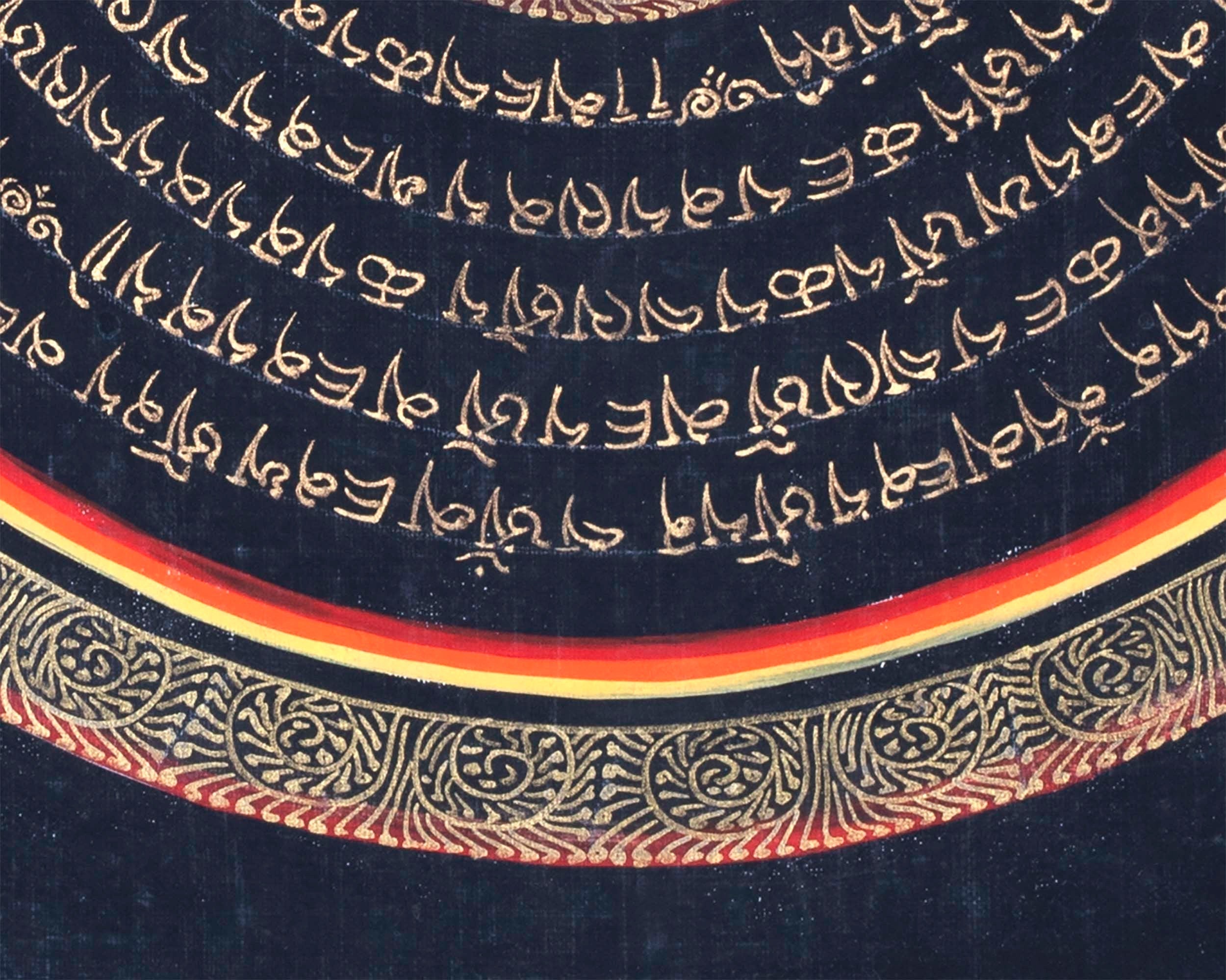 Om Mandala Thangka | Spiritual Wall Art For Meditation | Small Size Wall Decor