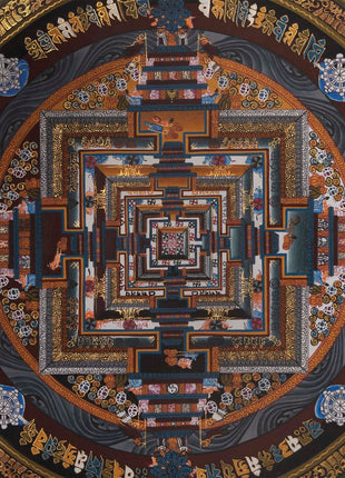 Buddhist Kalachakra Mandala  |  Spiritual Art