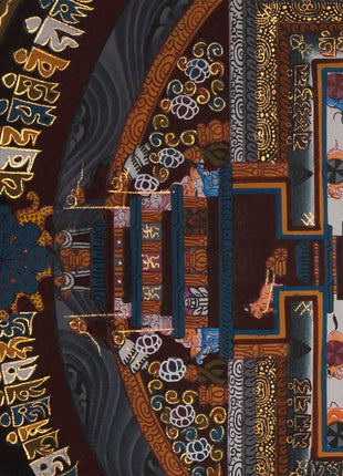 Buddhist Kalachakra Mandala  |  Spiritual Art