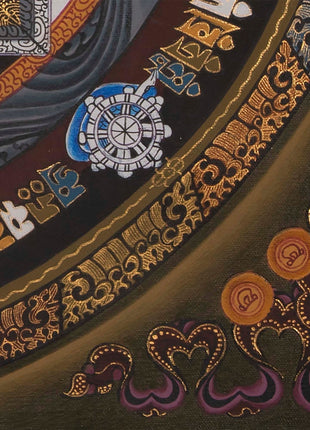 Buddhist Kalachakra Mandala  |  Spiritual Art