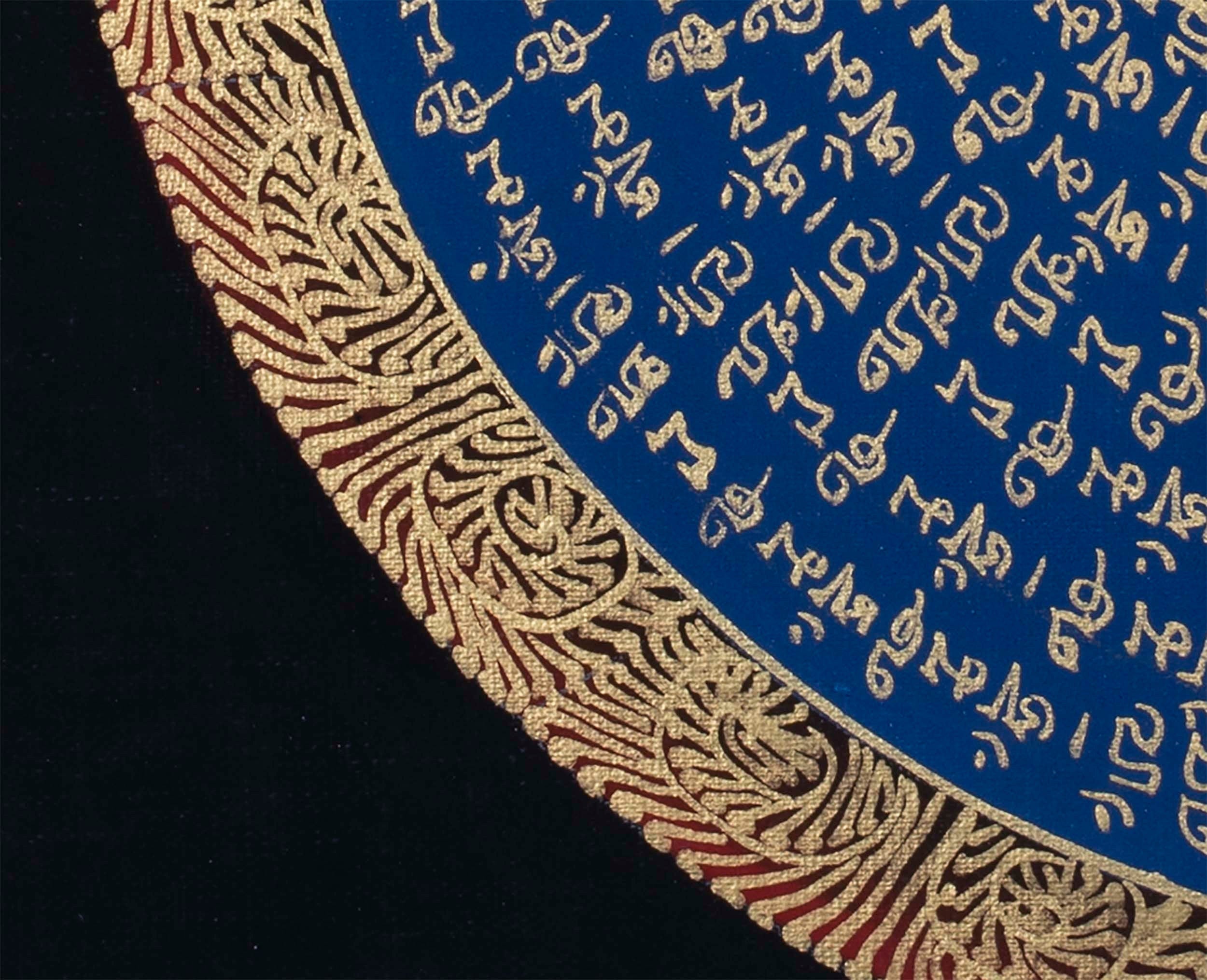 Tibetan Mantra Mandala  | Tibetan Art