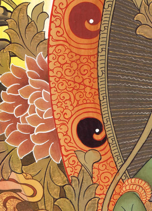 Green Tara Liberation Mother Thangka | Wall Hanging For Peace