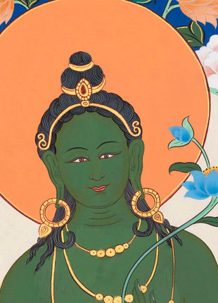 Green Tara Mother Goddess | Wall  Decor