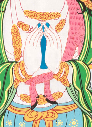 Avalokiteshvara Chenrezig Thangka | Bodhisattva Tibetan Art | Wall Hanging Decor