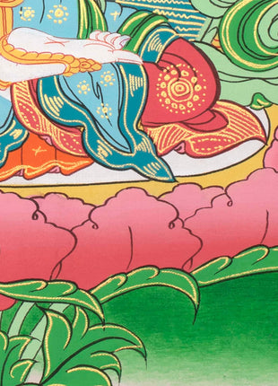 Avalokiteshvara Chenrezig Thangka | Bodhisattva Tibetan Art | Wall Hanging Decor