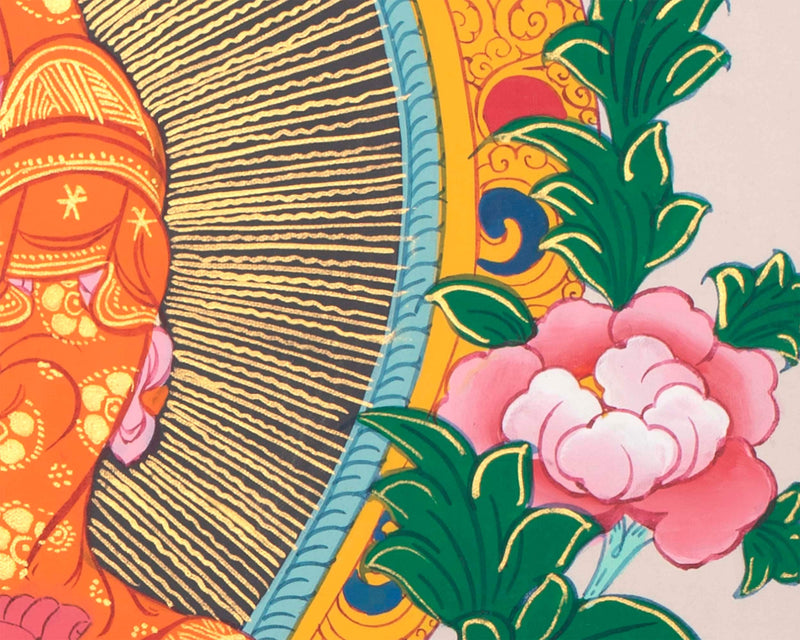 Buddha Amitabha Thangka | Mindfulness Meditation Practice Tool