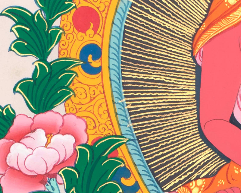 Buddha Amitabha Thangka | Mindfulness Meditation Practice Tool