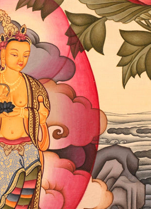 White Tara Goddess Thangka  | Mindfulness Meditation
