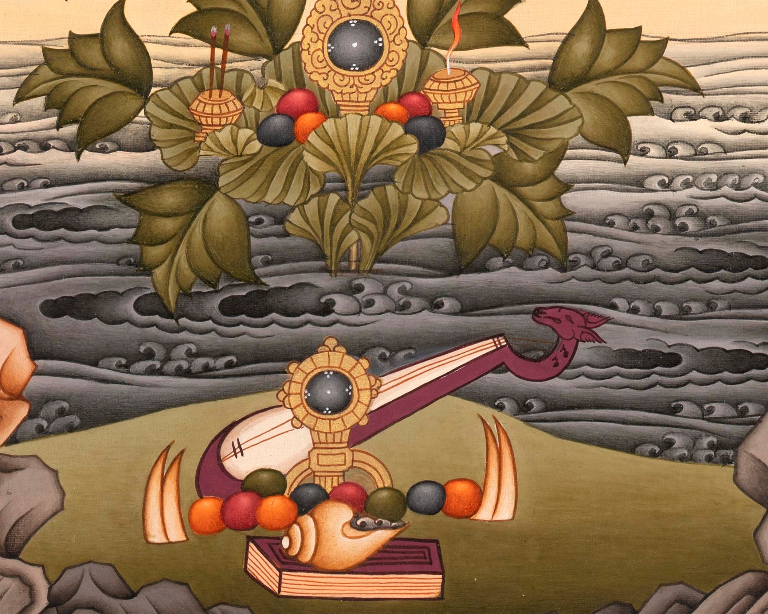White Tara Goddess Thangka  | Mindfulness Meditation