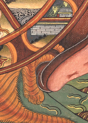 Bhavachakra Original Thangka | Handmade Buddhist Painting