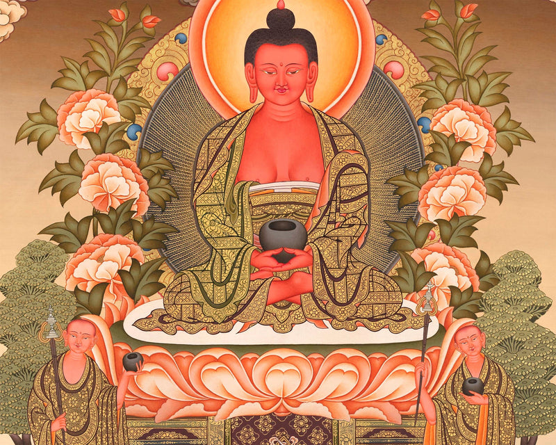 Amitabha Buddha Buddhist Thangka | Wall  Decor