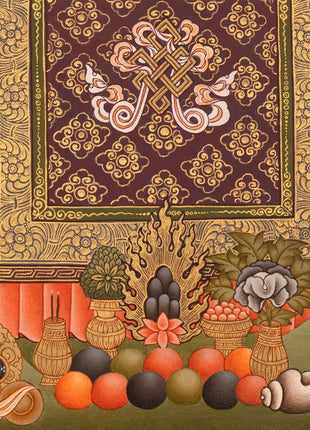 Amitabha Buddha Buddhist Thangka | Wall  Decor