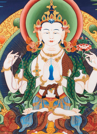 Chenrezig Thangka | Art Painting for Meditation
