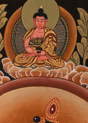 Vajrasattva Dorje Sempa Shakti  YabYum Thangka | The Union Of Compassion And Wisdom | Wall hanging Decoration