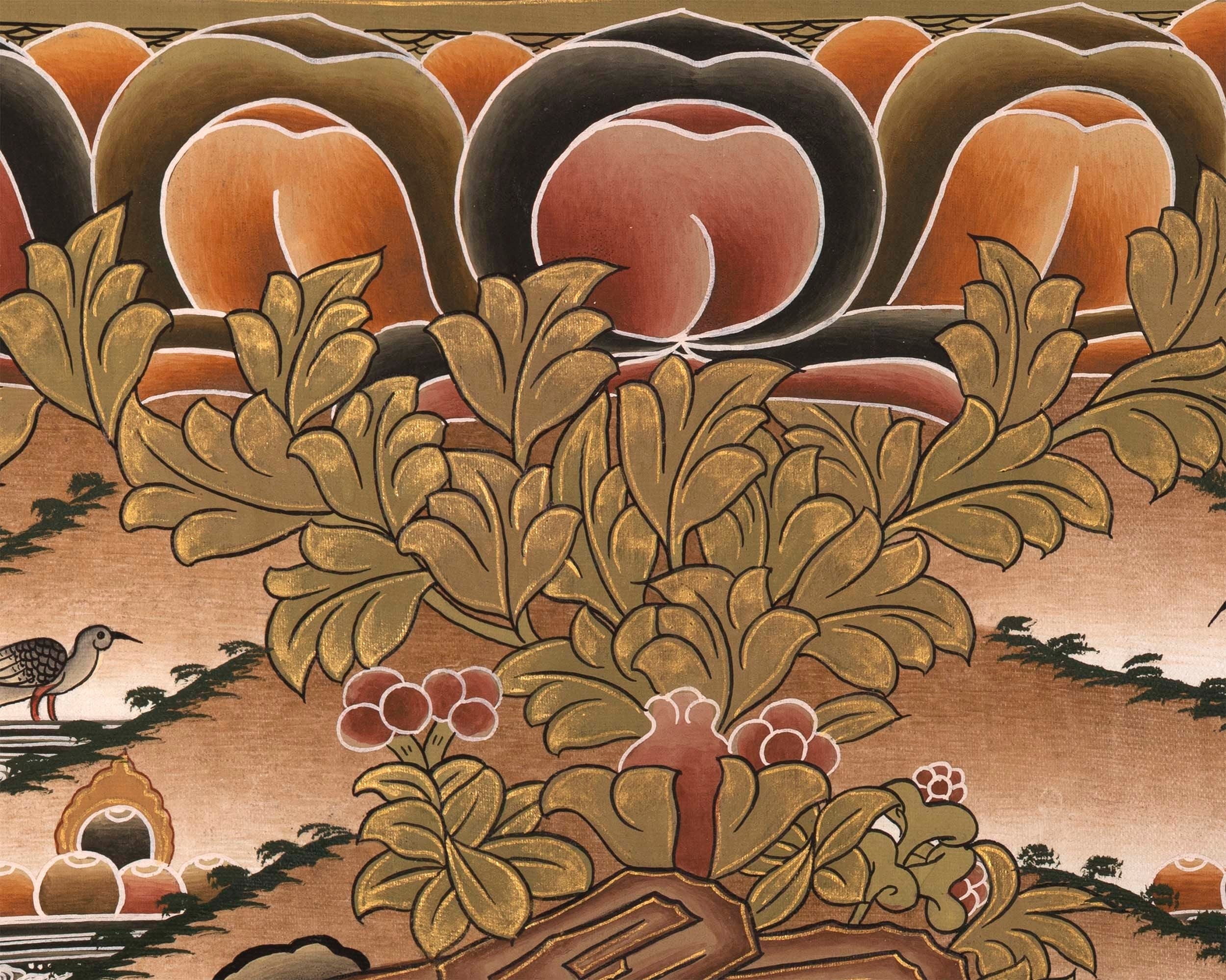 Vajrasattva Dorje Sempa Shakti  YabYum Thangka | The Union Of Compassion And Wisdom | Wall hanging Decoration