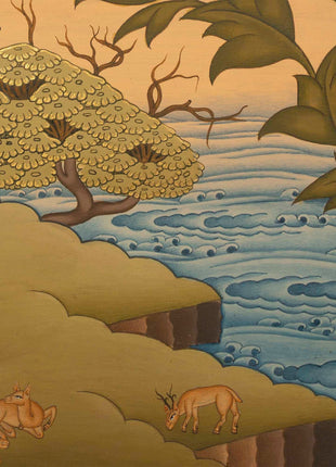 Shakyamuni Buddha Tibetan Thangka | Gautama Sitting In Vajra Posture