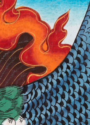 Garuda Thangka | Protective Wrathful Diety | Wall Decor