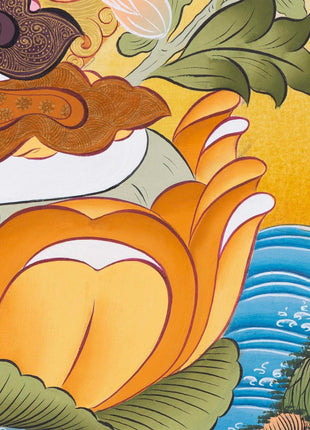 Padmasambhava Guru Rinpoche | Original Hand Painted Art | Wall Decors