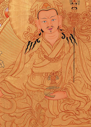 Padmasambhava Thangka | Tibetan Buddhism Art | Wall Decors