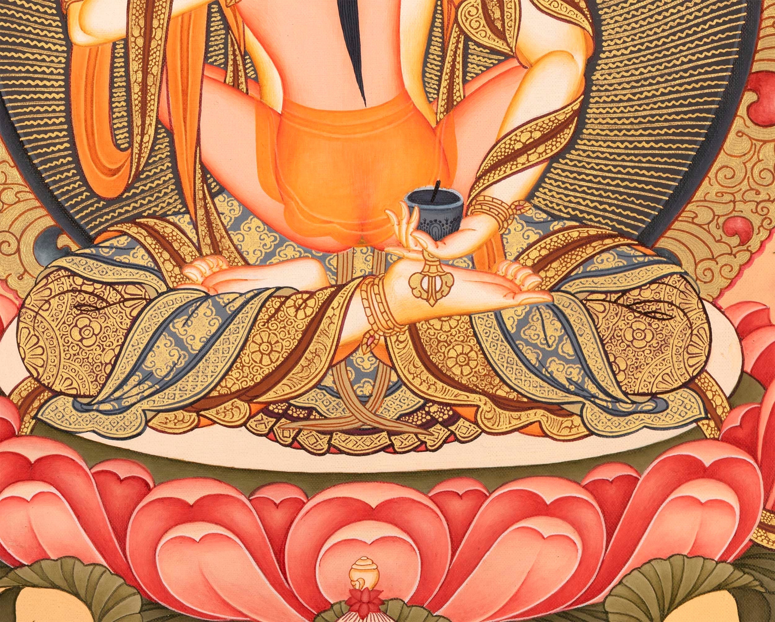 Vajrasattva Yab Yum | Traditionally Hand-Painted