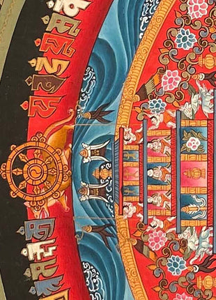 Kalachakra Mandala Thangka | Buddhist Home Decor