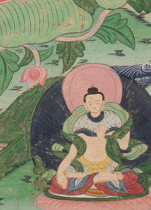 Manjushree Thangka | Vintage Thangka painting
