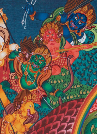 Gautama Buddha Thangka | Wall Decor | Tibetan Hand Painting
