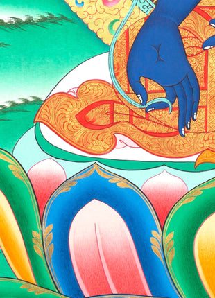 Medicine Buddha Thangka | Bhaisajyaguru Original Healing Art