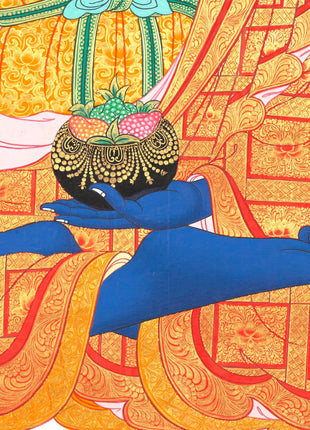 Medicine Buddha Thangka | Bhaisajyaguru Original Healing Art