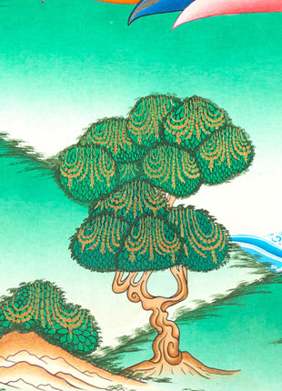 Medicine Buddha Thangka | Bhaisajyaguru Original Healing Art