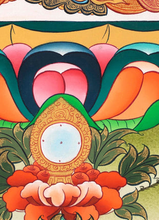 Vajrasattva Shakti  |  High Quality Art on Cotton Canvas