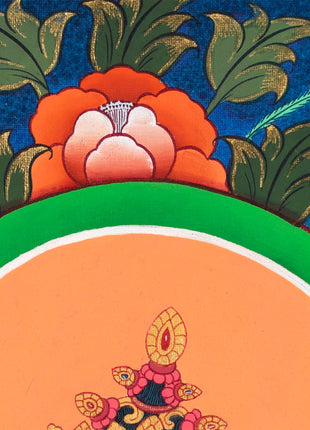 Vajrasattva Shakti  |  High Quality Art on Cotton Canvas