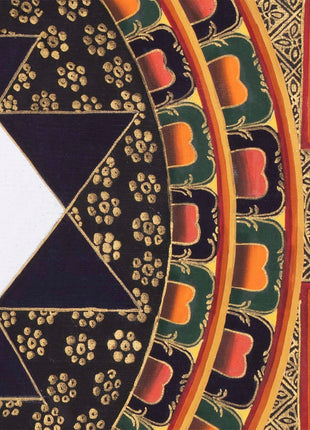 Shri Yantra Mandala Thangka | Art Painting for Meditation and Good Luck
