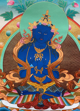 Vajradhara Original Hand Painted Thangka | Wall Decoration Painting