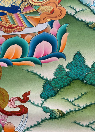 Vajradhara Original Hand Painted Thangka | Wall Decoration Painting