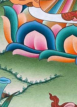 Vajradhara Original Hand Painted Thangka | Wall Decoration Painting